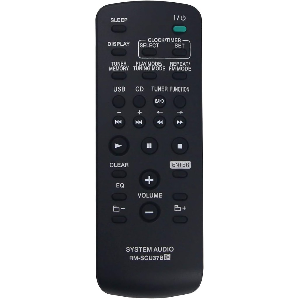 RM-SCU37B รีโมทคอนโทรลสําหรับ Sony Audio System CMT-BX5 CMTBX5BT CMT-BX5BT CMTEH25 CMT-EH25 CMTEH26 