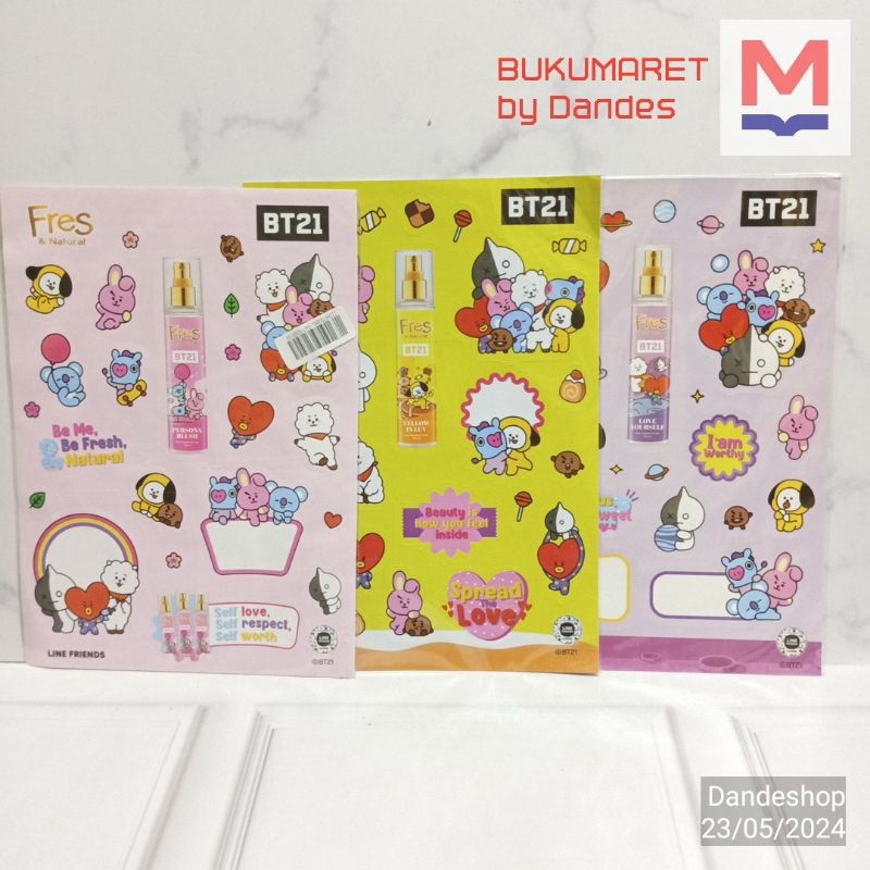 สติ๊กเกอร์ BTS BT21*