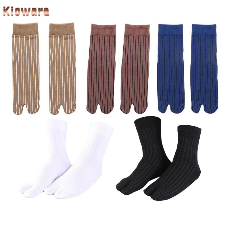 [Kloware] รองเท้าแตะผ้าฝ้ายแท้สําหรับผู้ชาย Unisex ถุงเท้า 2 นิ้วลายถุงเท้า Tabi ญี่ปุ่น