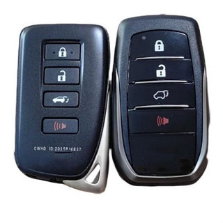 เปลี่ยนเปลือกดัดแปลงสําหรับกุญแจรีโมทอัจฉริยะ 4 ปุ่ม Lexus NX / RX / LX 16