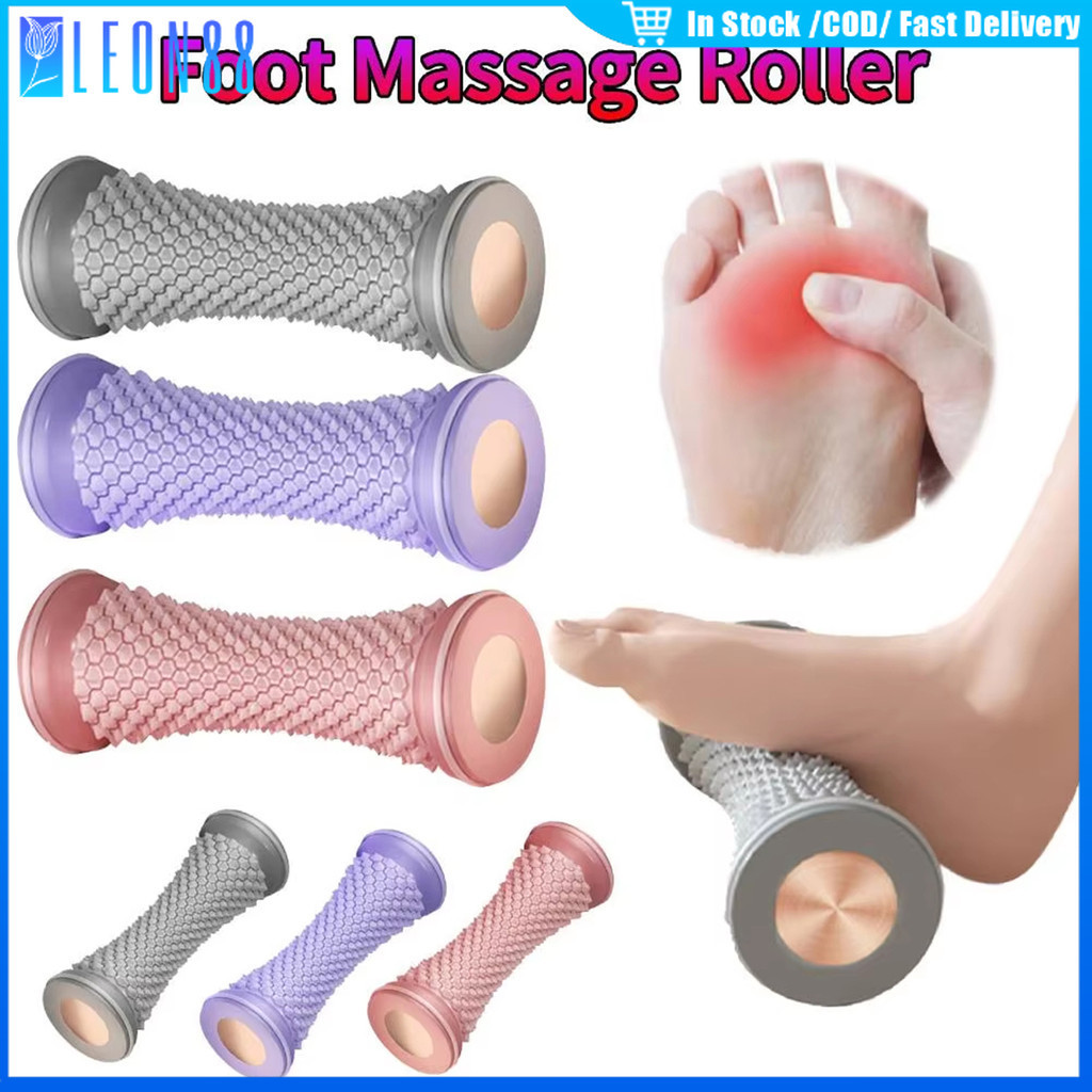 ของมาใหม่！ลูกกลิ้งนวดเท้า นวดขา ลูกกลิ้งนวดแขน ไม้นวดกดจุด อุปกรณ์นวด ผ่อนคลายกล้ามเนื้อขา แบบPVC