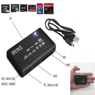 🔥📸เครื่องอ่านการ์ด USB ความเร็วสู🔥งแบบพกพา 6 สล็อต All-in-One Memory Card Reader