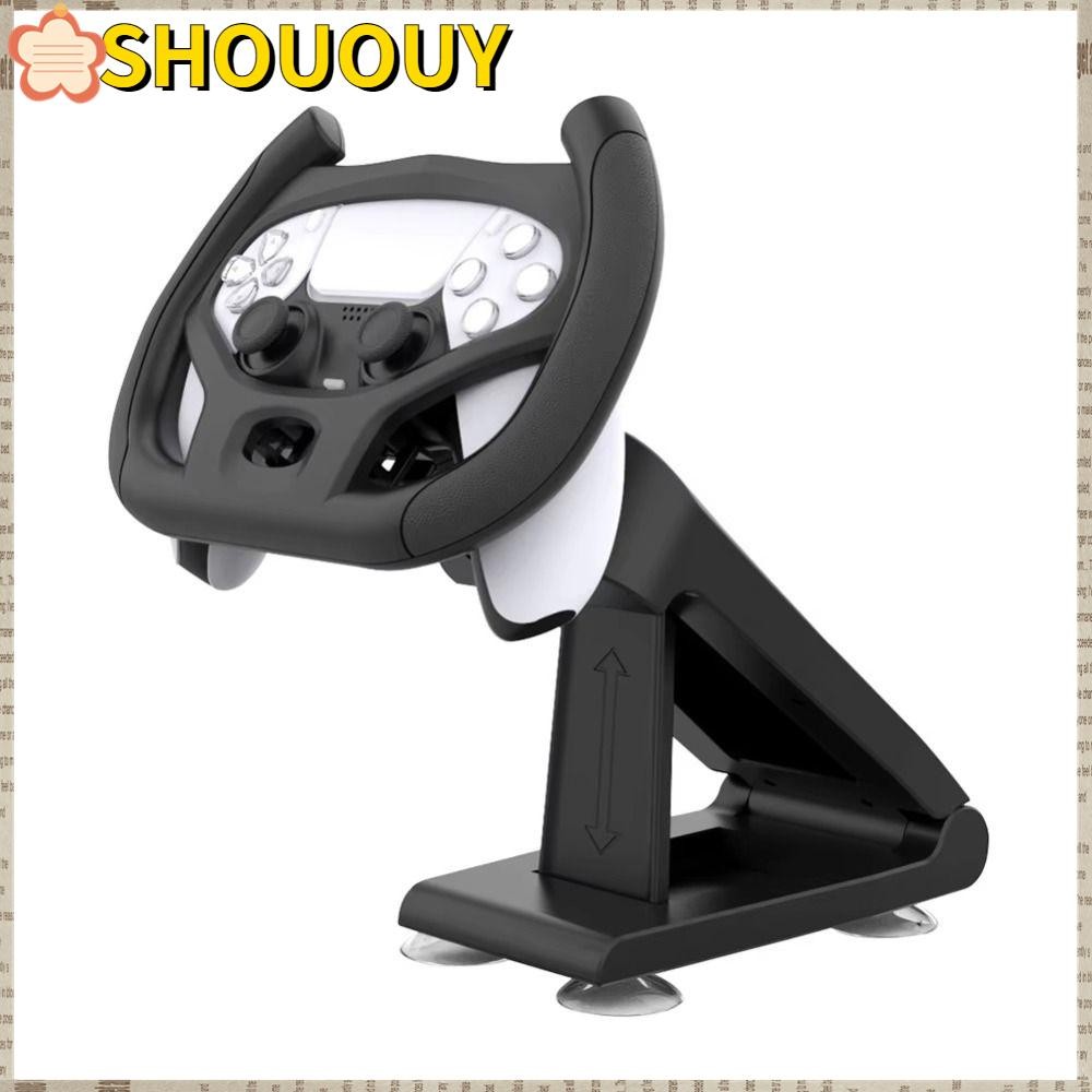 พวงมาลัย SHOUUY, พวงมาลัยสําหรับเล่นเกมหลายแกนที่ทนทาน, Professional ABS Sucker Races เกม Handle Holder สําหรับ PS5