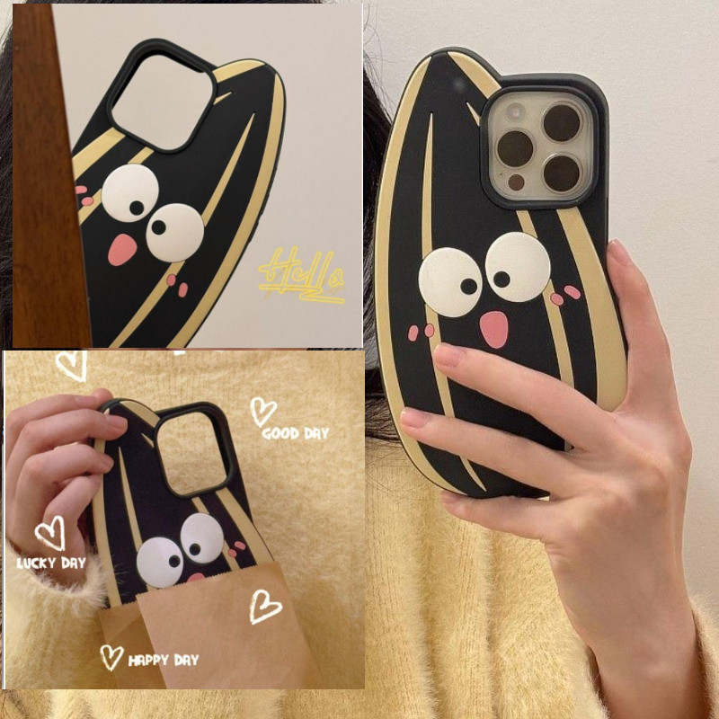 ใหม่ 2025มีจําหน่ายสําหรับ IPhone 16 15 14 13 12 11 7 8 Pro Max Fun Melon Seed การ์ตูนซิลิโคน I เคสโ