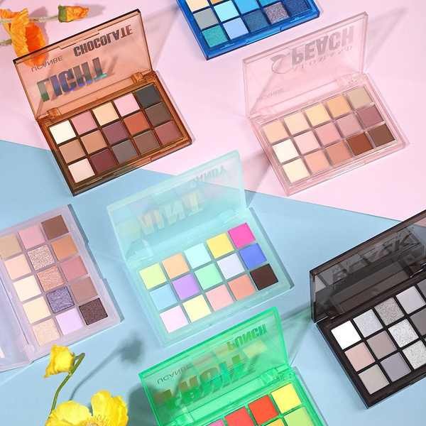 พาเลทตา odbo พาเลทตา Ucanbe Macaron Eyeshadow Palette สี Multicolor Full Matte Play แต่งหน้า Low Sat