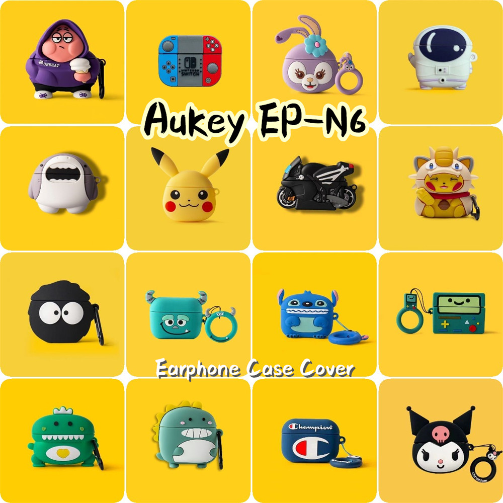 READY STOCK!นําไปใช้กับ Aukey EP-N6 เคส Case เคสหูฟัง ซีรีส์การ์ตูนอินเทรนด์ ซิลิโคนนุ่ม เคส เคสหูฟัง NO.2 – โปรปัง