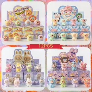น่ารักสุดๆชินจังขนกำมะหยี่ กล่อง12กล่องตาบอด สุ่มกล่อง ของขวัญ อะนิเมะตัวเลขจี้เด็ก กำมะหยี่ โมเดลตั้งโต๊ะ น่ารักของขวัญ