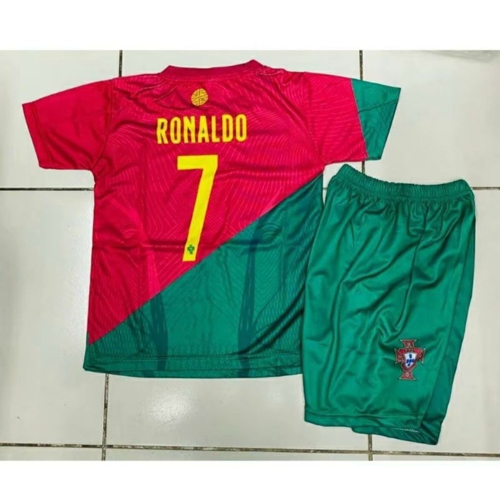 RONALDO PORTUGAL KIDS เสื้อฟุตบอลชุด AGE 6 MONTHS - 15 YEARS / RONALDO PORTUGAL BOYS SHIRT