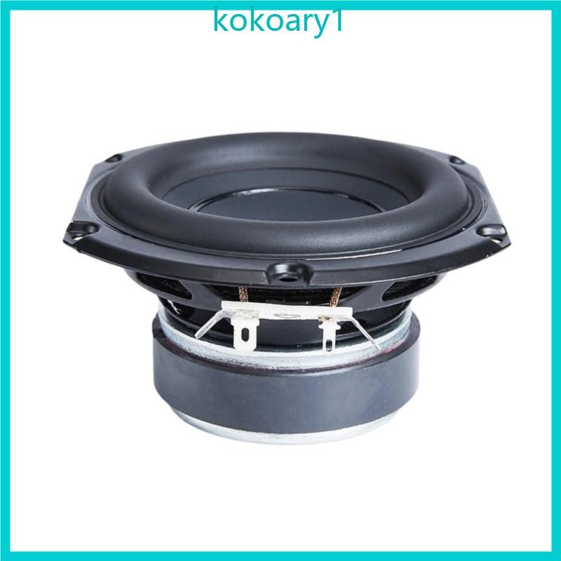 1Pair 4inch Sound Full Ranges Speaker 4Ohm 30W Woofers Subwoofer Speaker Magnetic