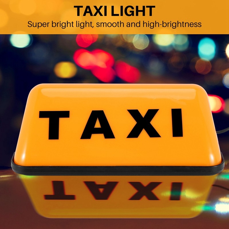 TAXI ไฟ LED ไฟแสดงสถานะป้าย LED Day Light รถวิ่งกลางวันไฟ DC 12V 3W Auto ขับรถหลังคา Top Cab LED ป้าย - รูปที่ 3