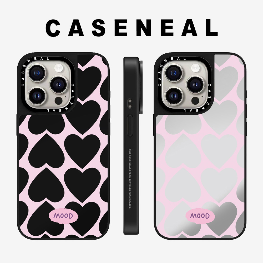 Drop proof CASENEAL เคสโทรศัพท์สําหรับ iPhone 16promax 16pro 16 15Pro 15promax 14promax 13 13promax พิมพ์ด้านข้างเคสแข็งน่ารักรัก 12promax กรณี iPhone 11 กรณีคุณภาพสูง