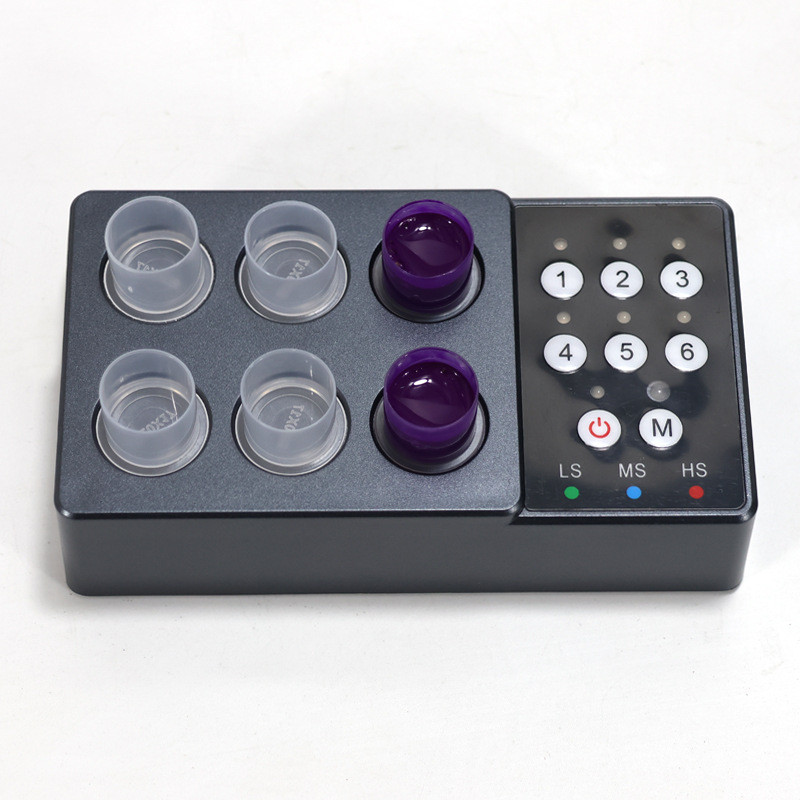 เครื่องปั่นเม็ดสีแบบพกพาพร้อมกวนแม่เหล็กหลายจุด, เครื่องผสมเม็ดสีสักอัตโนมัติ 2500มะห์