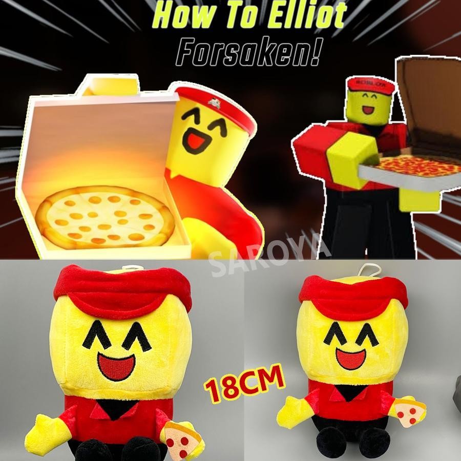 Forsaken Roblox Elliot ของเล่นตุ๊กตาการ์ตูน Elliot Plushies ตุ๊กตา Forsaken อุปกรณ์ต่อพ่วงเกม