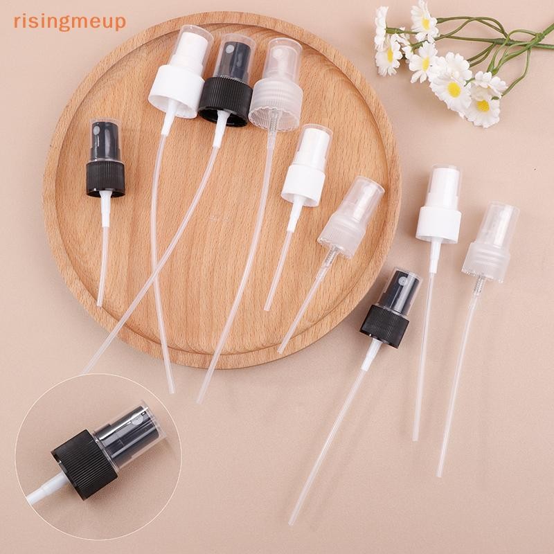 [risingmeup] 10 ชิ้นแบบพกพาขวดเสื้อปั๊มหัวฉีดน้ําหอม Fine Mist er เปลี่ยนรีฟิล Essential 18/20/24 มม.ใหม่