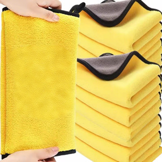 ผ้าขนหนูทําความสะอาดรถยนต์ไมโครไฟเบอร์ - ผ้าซับน้ําซุปเปอร์ส…