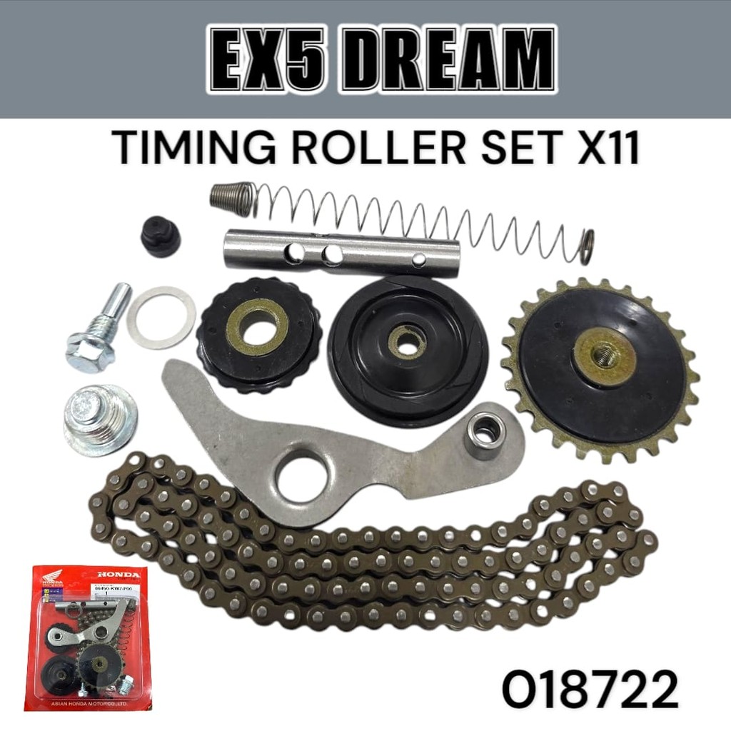 HONDA GBO C70 EX5 DREAM EX5CLASS EX5 FUTURE W110 DASH TIMING ROLLER TIMING CHAIN TENSIONER SHAFT COM