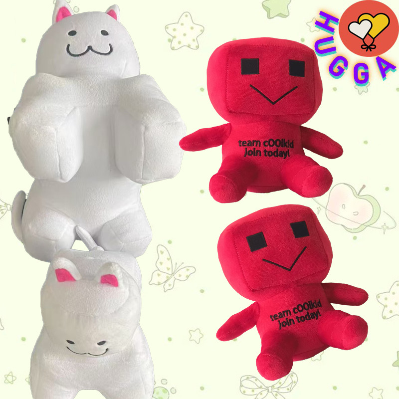 ฮักก้า ⭐สต็อกพร้อม⭐Roblox kawaii คลาสสิก Kitty Plushie ตุ๊กตาสนุก Forsaken C00lkidd ตุ๊กตาตุ๊กตา Cha
