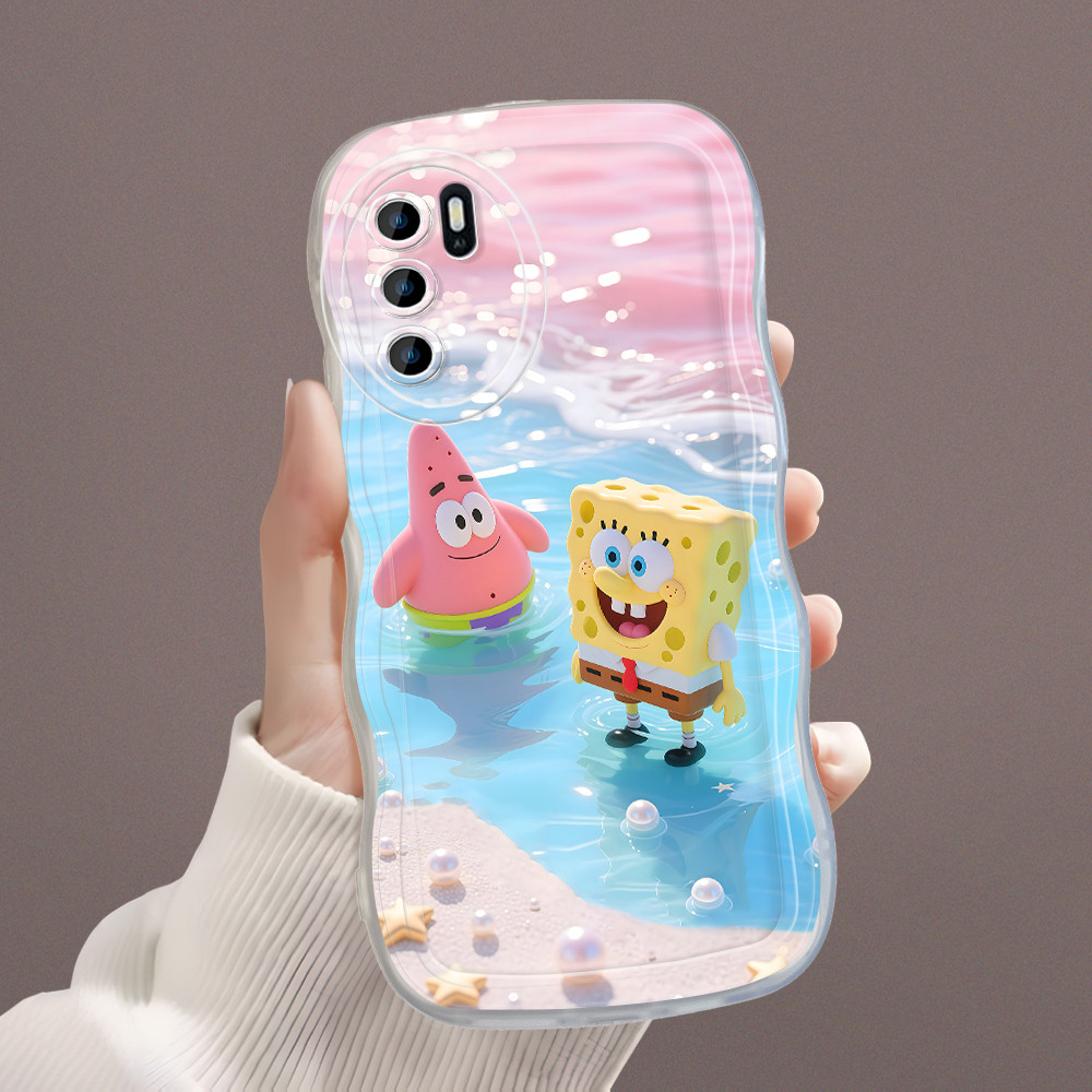 HP เคสโทรศัพท์สําหรับ OPPO A16 A16S A54S กรณี Softcase Kesing Soft Cassing น่ารัก 5320