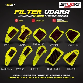 SDP HYBRID FAZIO - ไส้กรองอากาศไฮบริด ไส้กรองอากาศสแตนเลส Yamaha Fazzio Filano
