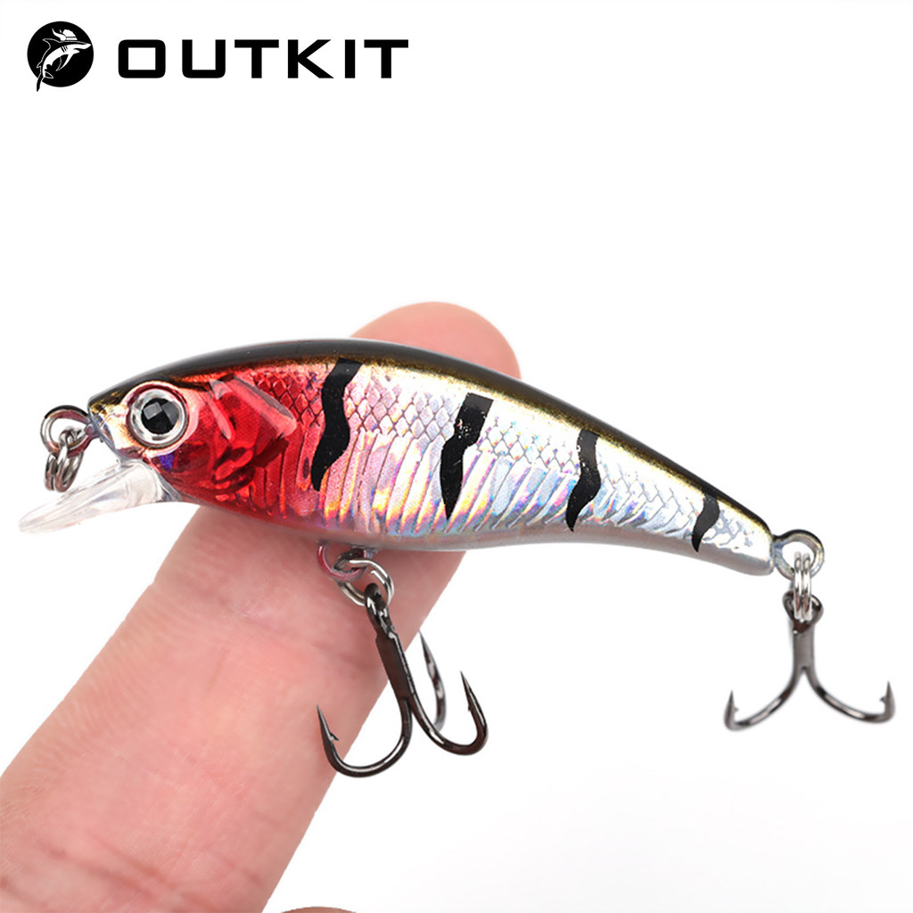 OUTKIT 2025 ใหม่มาถึงการออกแบบญี่ปุ่น Sinking Minnow เหยื่อขนาดเล็กเหยื่อตกปลา 4g 5 ซม.Mini Hard เหยื่อสําหรับ Perch Trout Bass