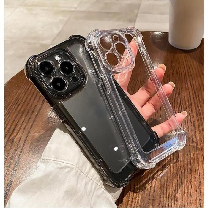 เคสi11 14 Pro Max ใส เรียบง่าย สําหรับ i13 12 15 16 Promax 15plus XR 7 8 Plus หนาขึ้นสี่มุมเพื่อป้องกันการตก