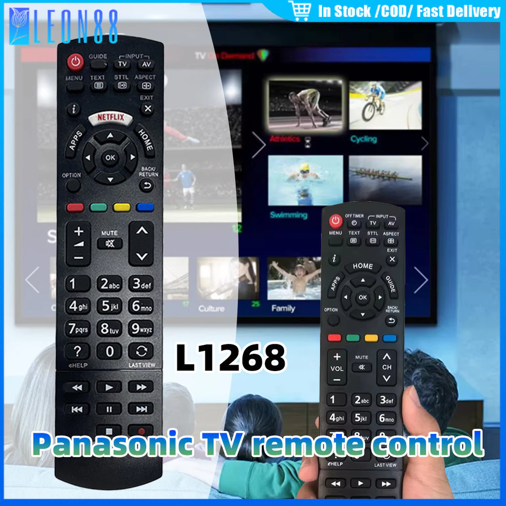 ของมาใหม่!Remote รีโมททีวี Panasonic rm-l1268 รีโมท Smart LCD TV