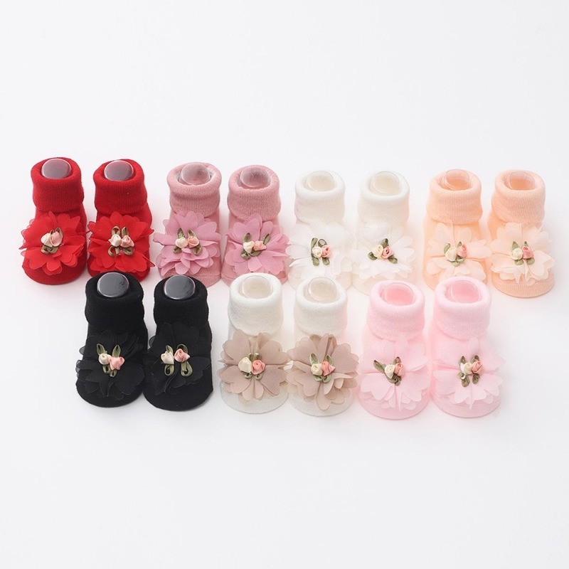 0-12 เดือนนุ่มระบายอากาศและยืดหยุ่นทารกแรกเกิดถุงเท้าและ ที่คาดผม สําหรับทารกแรกเกิดของขวัญวันหยุดวันเกิดงานปาร์ตี้
