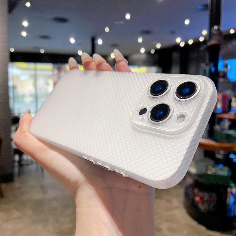 HOCE คาร์บอนไฟเบอร์ตารางรูปแบบเคสโทรศัพท์สําหรับ IPhone 17 16 15 14 13 12 Pro Max 16E PC Ultra-Thin PC ฝาครอบกรณี ราคา ถูกที่สุด ดีลบีเคเค แกลเลอรีภาพที่ 8