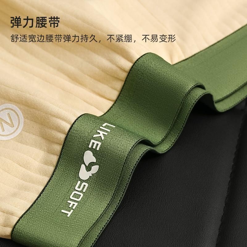 【คละสี 5 ชิ้น!!!】#401 กางเกงในผู้ชาย ผ้าดีนิ่มใส่สบาย ระบายอากาศดีเยี่ยม  Size L-4XL มีหลายสีให้เลือก 3206# - รูปที่ 2