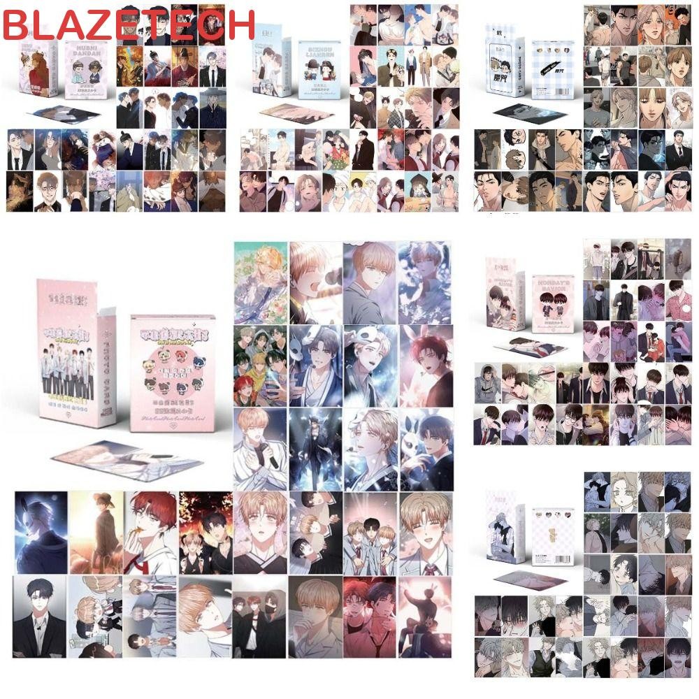 BLAZETECH เกาหลี BL Manwha Jinx โปสการ์ด, มินิอะนิเมะอุปกรณ์ต่อพ่วง BL Manwha Rootless โปสการ์ด, เกาหลี BL คอลเลกชันกระดาษ Jเกาหลีคู่ชายการ์ตูนการ์ด