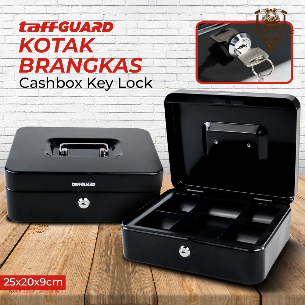 Cashbox Document Safe Money Box | กุญแจล็อค | 25x20x9CM - HC-6605 | Hot Item | [ล้อ Raiin Moto]