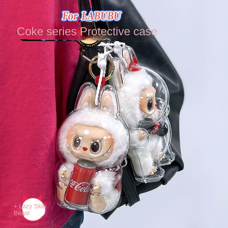 [Lazy Skin Beast Origin] Labubu Cola Happy Factor เคสใส [คุณภาพสูง]