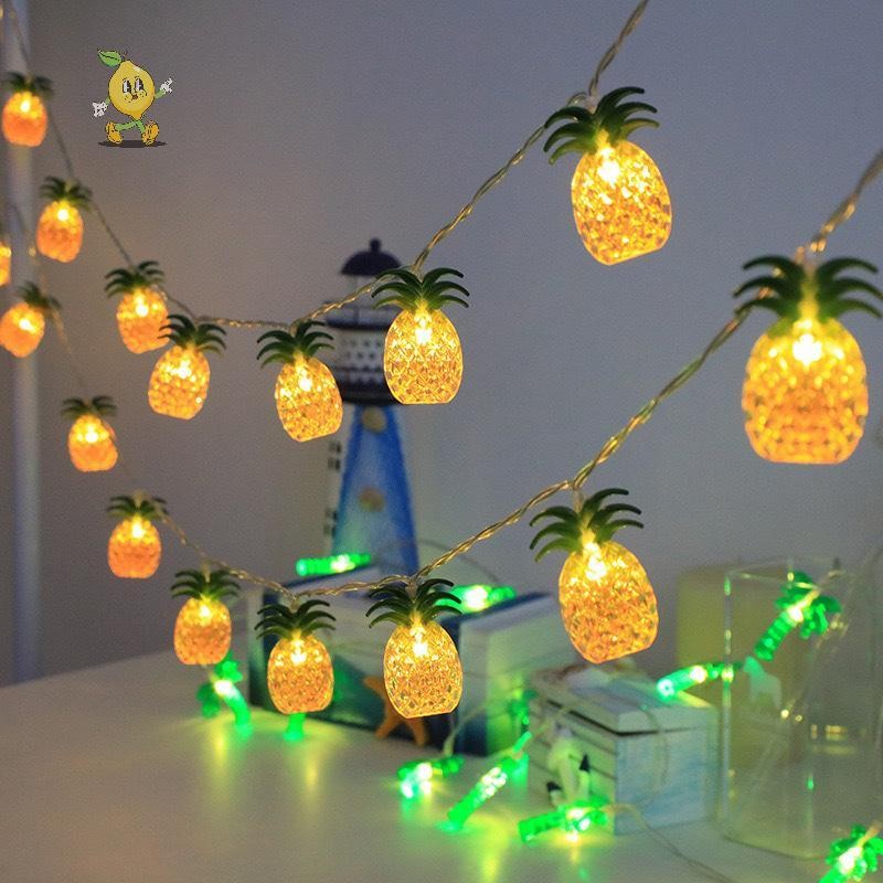 [mozh] ฤดูร้อนฮาวาย Light String สับปะรด Flamingo Coconut Tree Light Strings Tropical Fruit Light เด็กฮาวายวันเกิด Party Decor [TH]