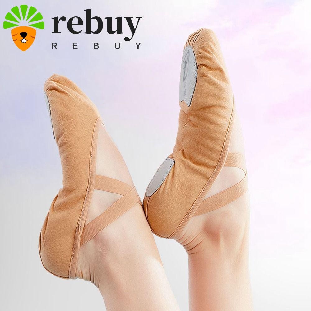 ซื้อซ้ํา รองเท้าเต้นรํายิมนาสติก มืออาชีพ ฟิตเนส บัลเล่ต์ ละติน โยคะ ผ้าใบ หนัง เด็กสาว