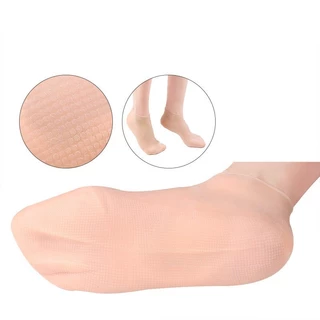 ถุงเท้าซิลิโคน สปาเท้า ถุงเท้าสปาคลุมทั้งเท้า ให้ความชุ่มชื้น Silicone socks ป้องกันส้นเท้าแตก G3143