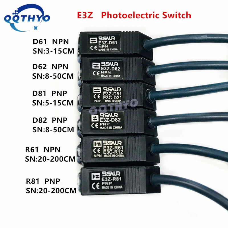 Photoelectric switch Sensor E3Z D61 E3Z-D62 E3Z-D81 E3Z-D82 E3Z-R61 E3Z-R81 E3Z-LS61 LS63 LS81 N81 C