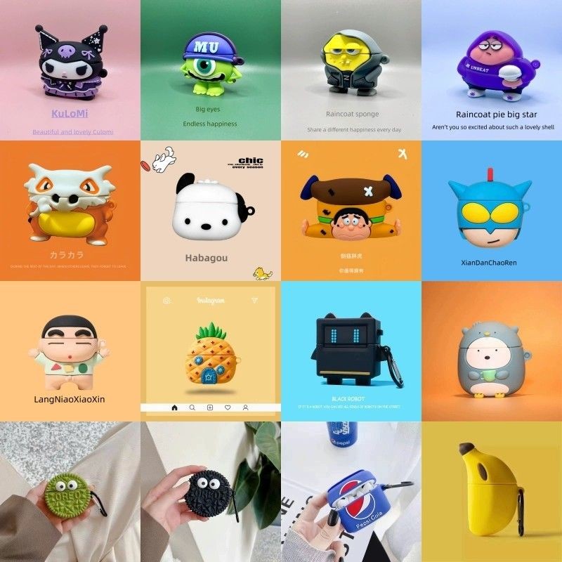 การ์ตูนเหมาะสําหรับ Lenovo ea230f เคสป้องกันน่ารัก Lenovo ea230f ชุดหูฟังบลูทูธไร้สายป้องกันกรณีนุ่ม