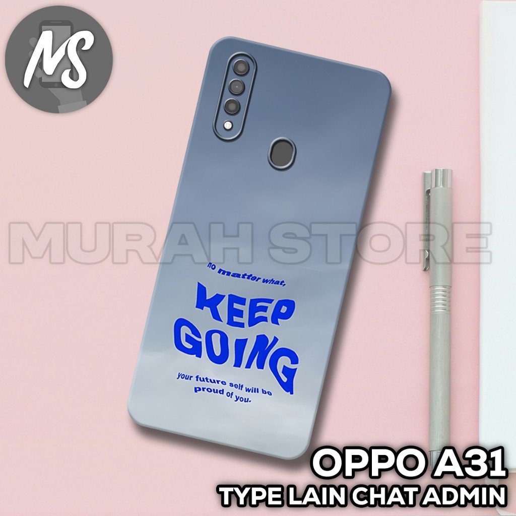 ยาง OPPO A31 Softcase / MS41 QUOTS motif / เคส OPPO A31 / เคส OPPO A31 / ซิลิโคน Oppo A31