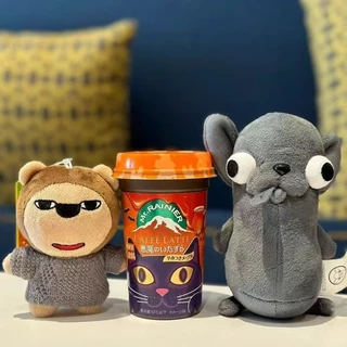 COD ตุ๊กตาชิวาวา12/25cm ตุ๊กตาของเล่นตุ๊กตา จี้พวงกุญแจสัตว์ Plush ตลก emo ของขวัญวันเกิด