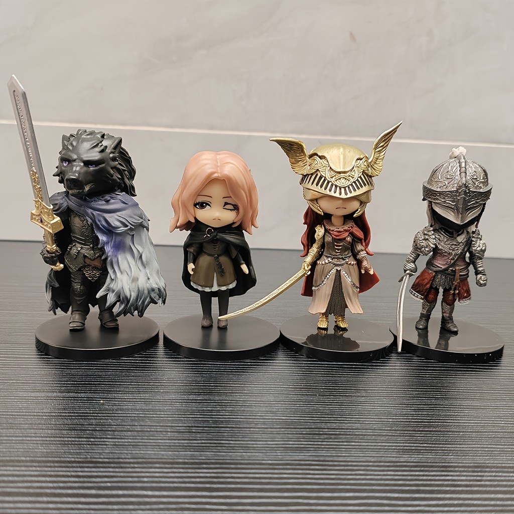 โมเดลตัวละครจากเกม Elden Ring: นักรบหญิง, คนหมาป่า, แม่มด, โมเดลฟิกเกอร์อัศวิน ของตกแต่ง ฟิกเกอร์อนิเมะ