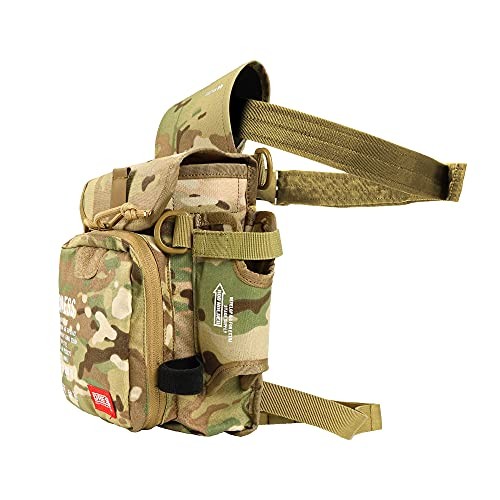 DRESS Tactical Leg Bag Airborne BK/TAN Fishing Bag Backpack Multi-functional Fishing Tool