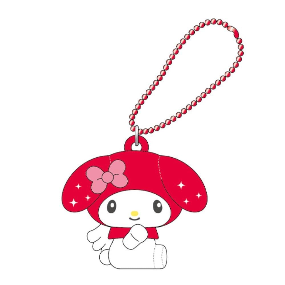 K Company My Melody & Kuromi (Angel Series) PVC Mascot My Melody Red MK-PM-MMR H3.7×W4.2×D2.5cm