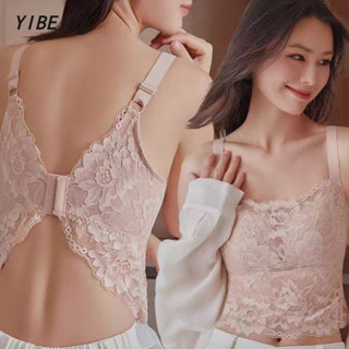 เสื้อชั้นในดันทรง คอวีลึก แต่งลูกไม้ เปิดหลังเซ็กซี่ สําหรับ…