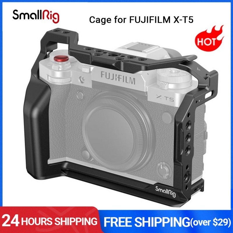 SmallRig XT5 กล้อง Full Cage สําหรับ FUJIFILM อลูมิเนียมกล้อง Rig สําหรับ Fujifilm XT5 พร้อม Quick R