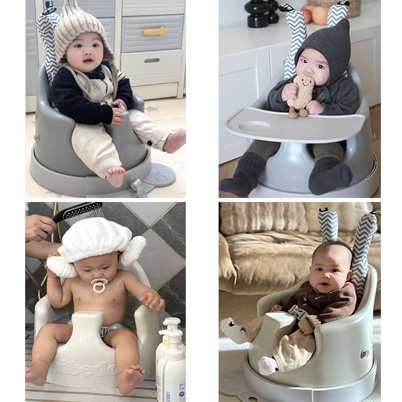 【กรุงเทพจัดส่งสินค้า】เก้าอี้ทานข้าว New Smart dining carเก้าอี้หัดนั่งเสริมพัฒนาการเด็กมาสามารถลากจูงได้