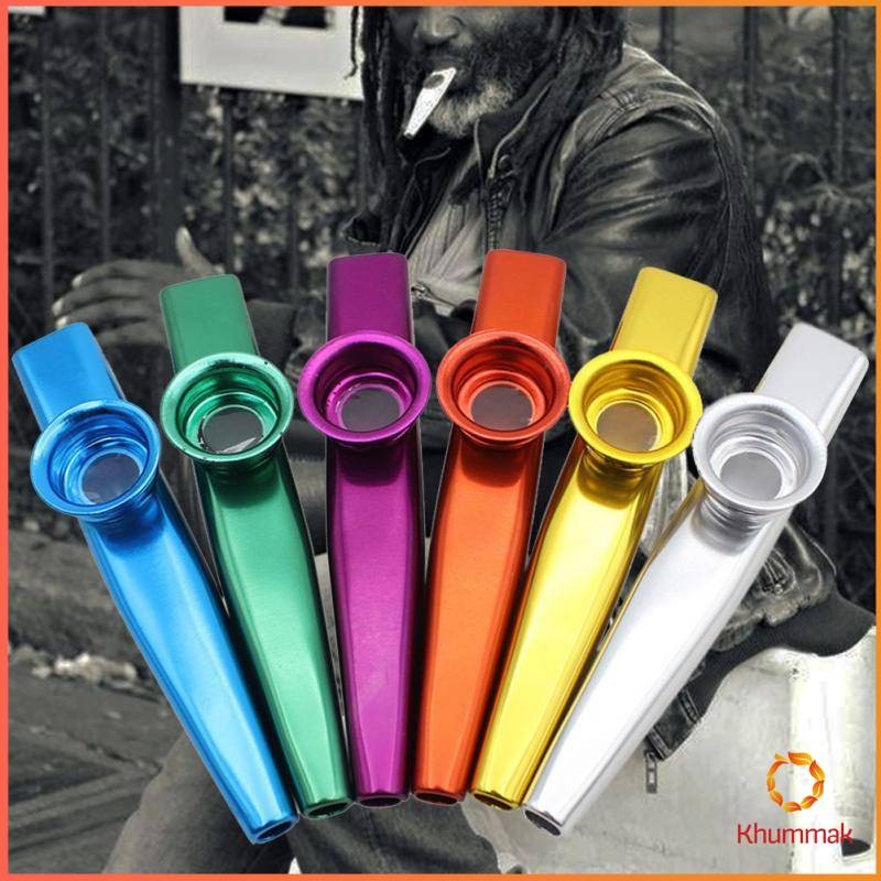 Khummak Kazoo (คาซู่)  เครื่องเป่าขนาดเล็ก คุณภาพดี เหมาะกับการเล่นในวง กีต้าร์ อูคูเลเล่  kazoo flute