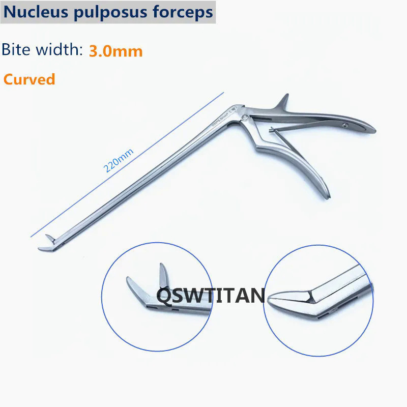 Nucleus pulposus forceps Nucleus pulposus clamp Bone scissors Veterinary orthopedics truments