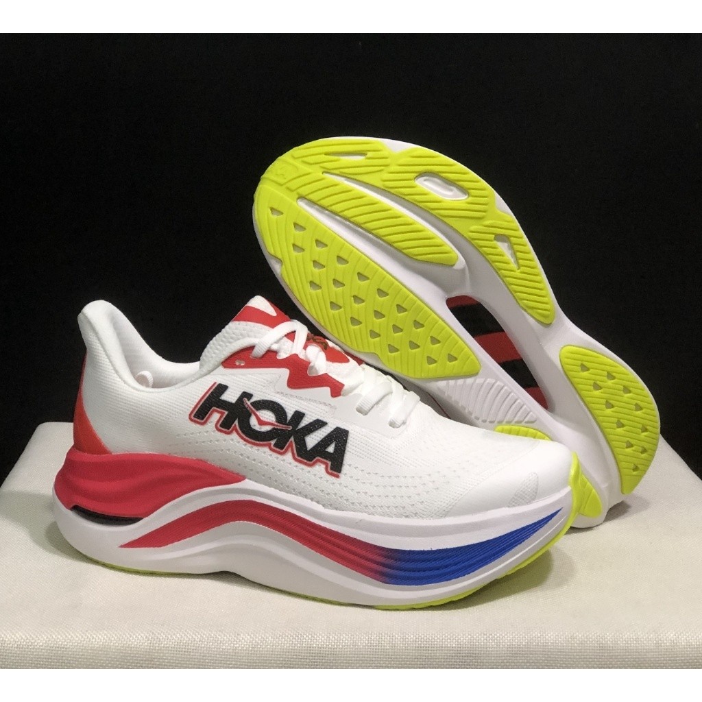 HOKA SKYWARD X รองเท้าวิ่งลําลองสําหรับบุรุษและสตรีรองเท้าผ้าใบพื้นหนาเบาพิเศษ