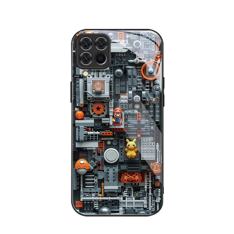 สําหรับ Samsung Galaxy A42 5G , บล็อกตัวต่อ, บุคลิกภาพอินเทรนด์, เคสป้องกันโทรศัพท์ป้องกันการตก