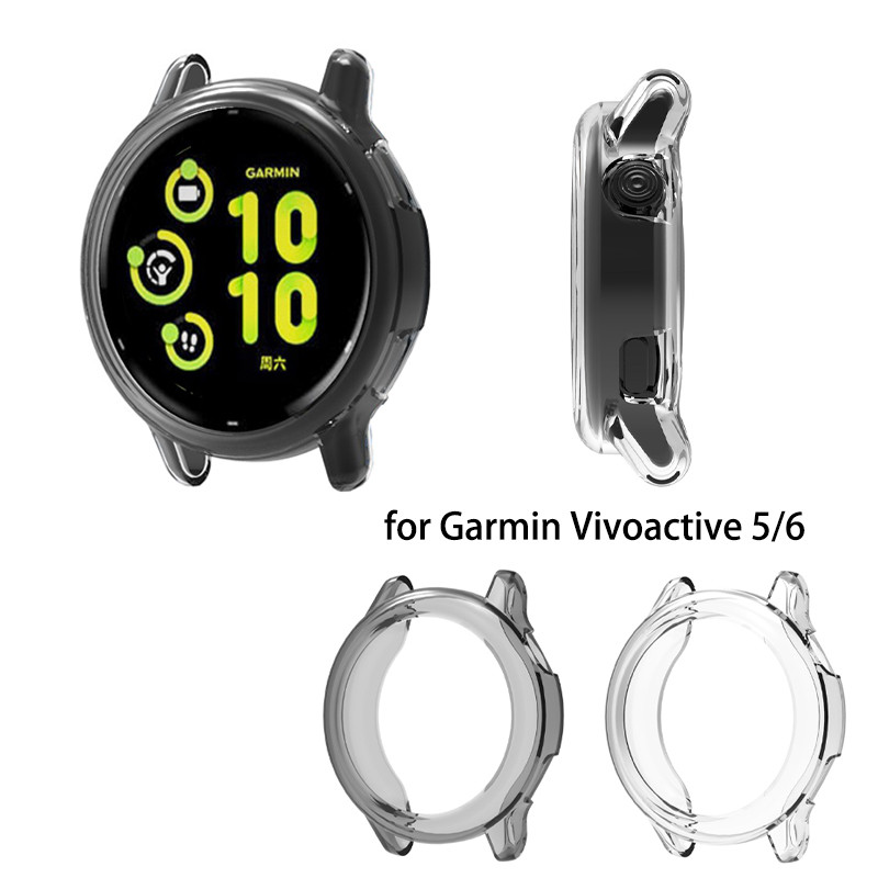 เคส TPU แบบใส ป้องกันหน้าปัด สําหรับ Garmin Fenix 6 / 6S / 6X Pro